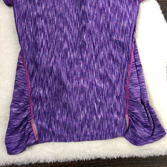 Athleta Purple Pop Space Dye Tee Shirt - Picture 3 of 8